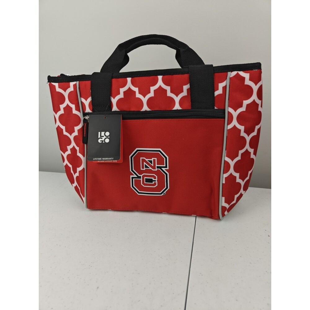 NC State Wolfpack Insulated Shoulder Tote Cooler Bag- Beach Pool Tailgate Travel